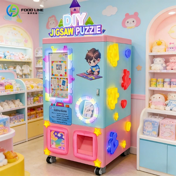 jigsaw machine in toy shop