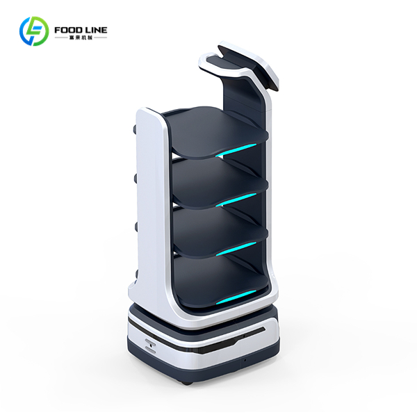 robot waiter with multi trays