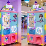 self service jigsaw puzzle vending machine for sale