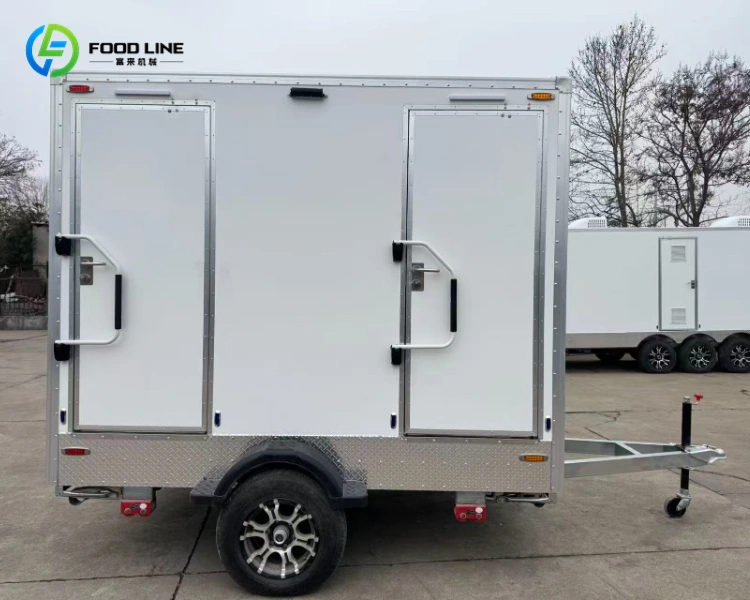 2 station porta potty trailer for sale