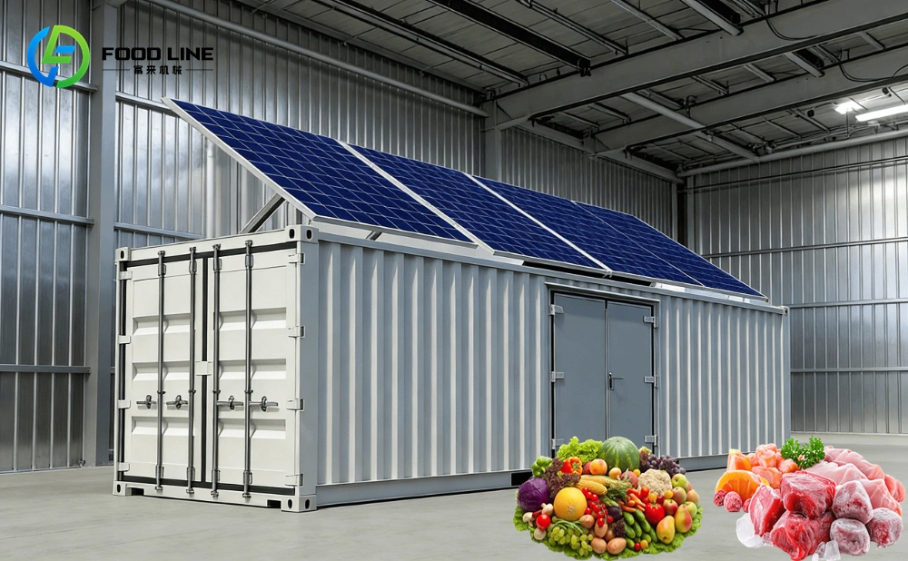 20ft 40ft solar powered cold storage container