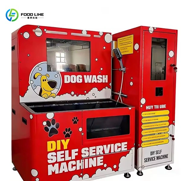 red pet washing machine