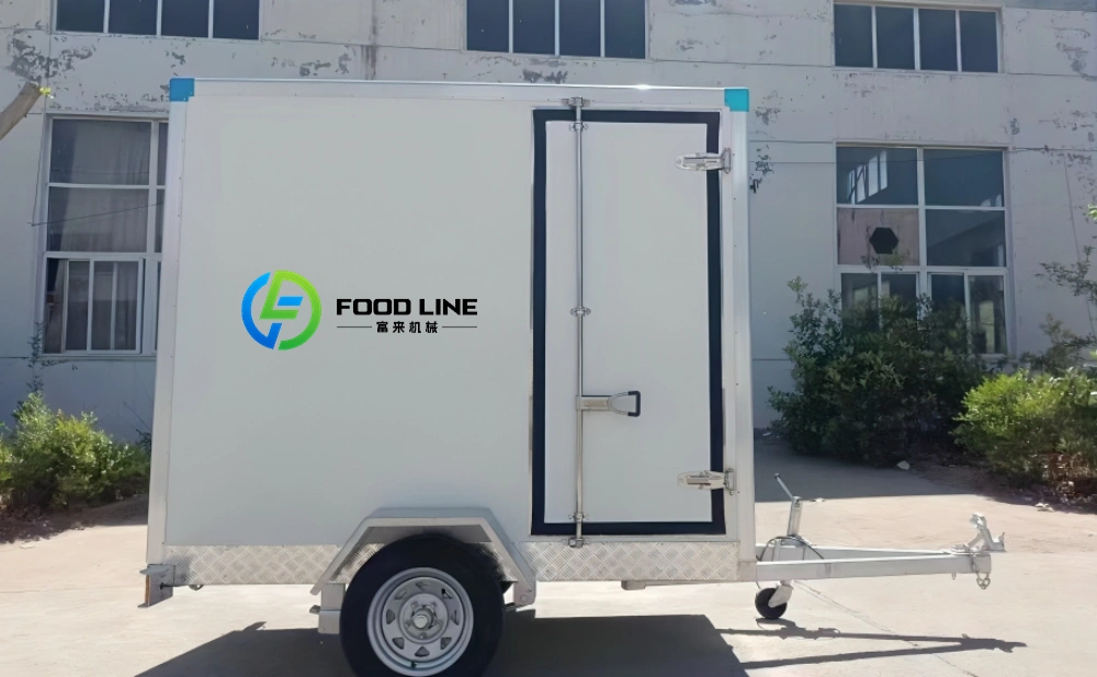 mobile freezer trailer cold room trailer for food storage