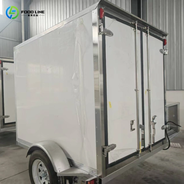 mobile freezer unit with insulated construction