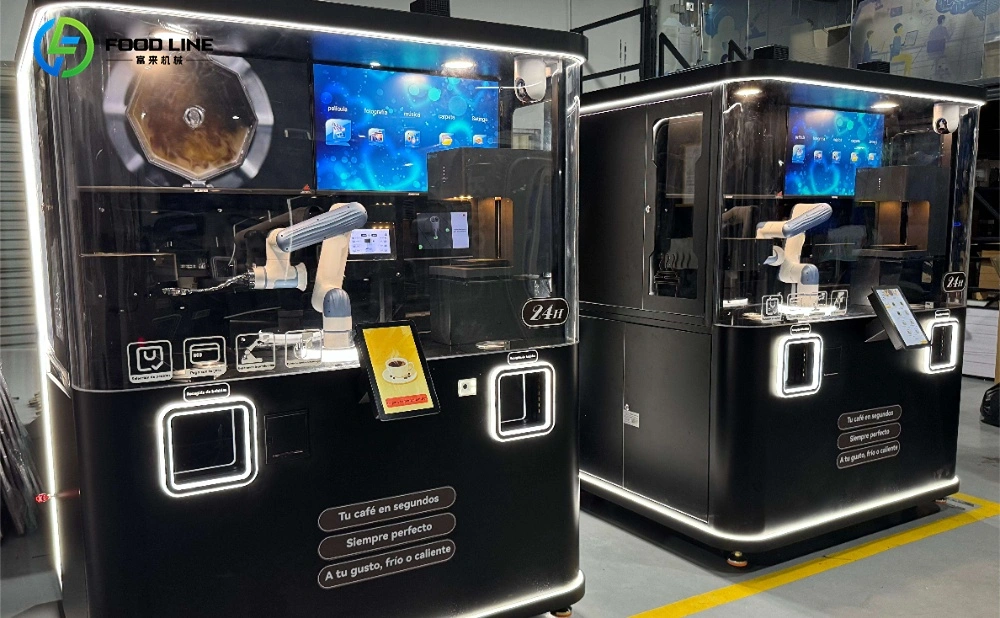 self service coffee robot vending machines