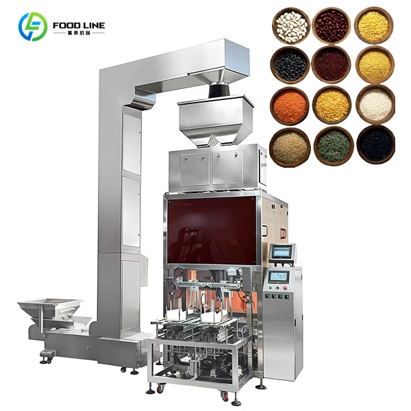 automatic vacuum packaging machine for granules