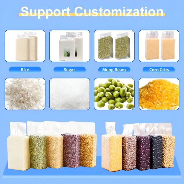 custom grain vacuum bagging