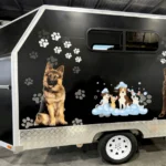 10FT Mobile Dog Grooming Trailer For Sale: Mobile Pet Care Business custom mobile dog grooming trailer