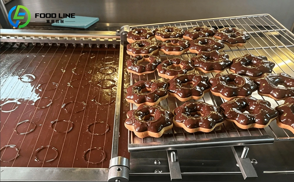 compact chocolate donut production line