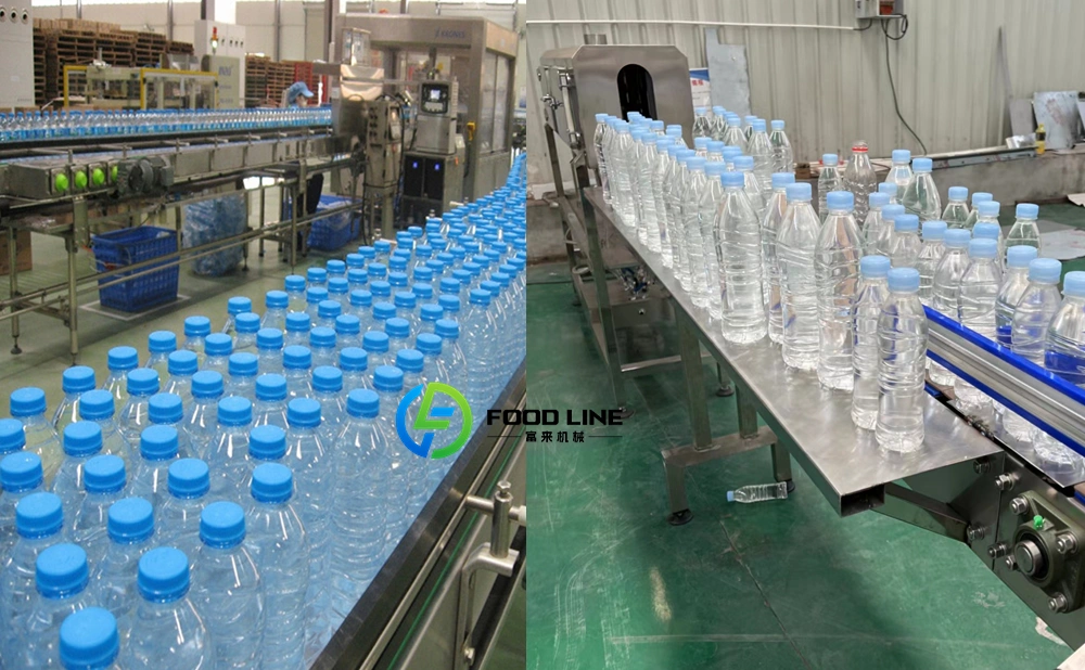 large mineral water bottling line