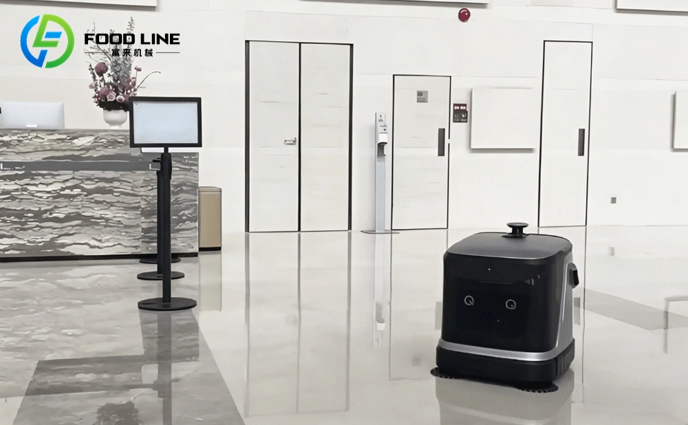 powerful hotel cleaning robot