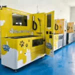 self dog wash machine in factory