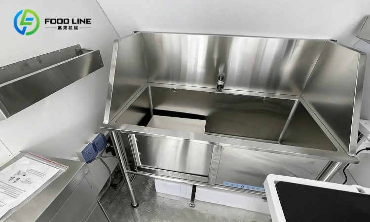 stainless steel dog wash station