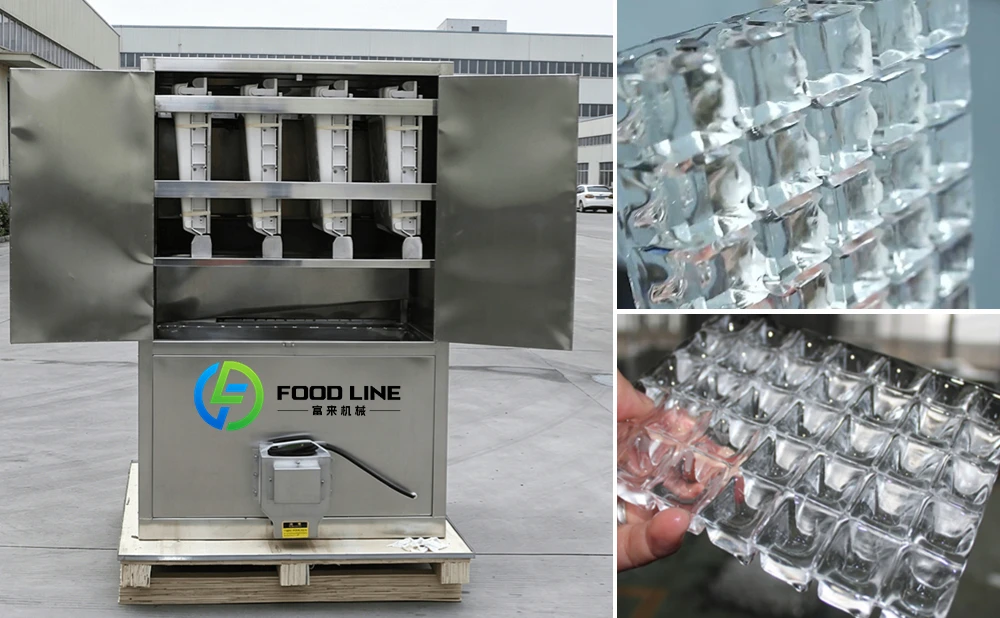 1 ton ice cube machine factory manufacturing