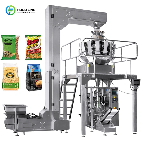 14 head multihead weigher granule packaging machinery