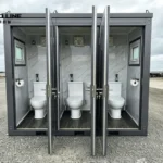 3 Mobile Portable Toilet Units Supplied to the US 3 stall mobile portable toilet units