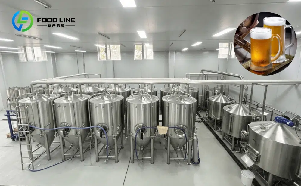 craft beer production line factory layout