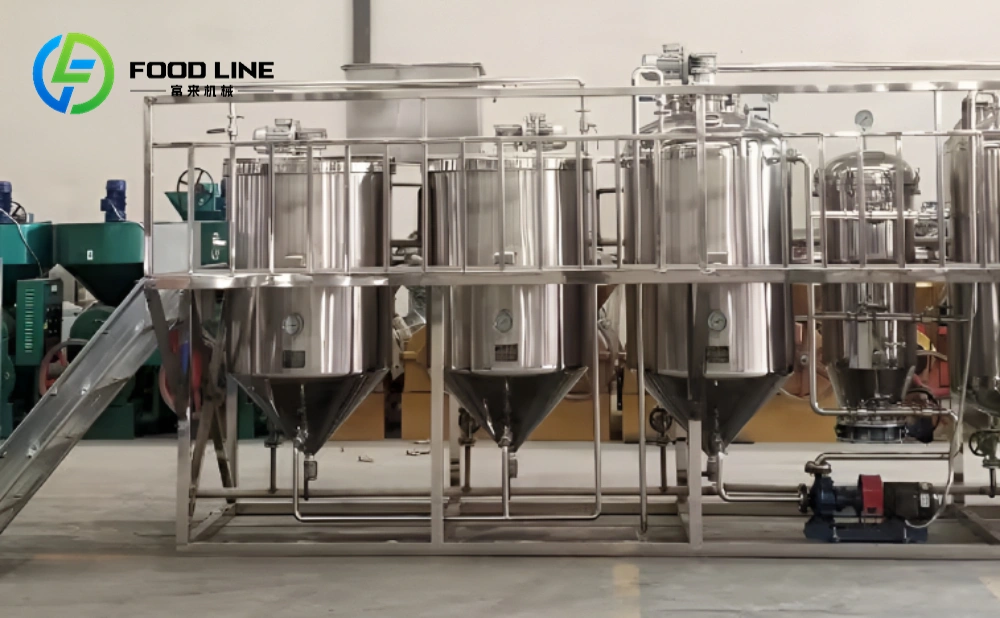 edible oil refining equipment