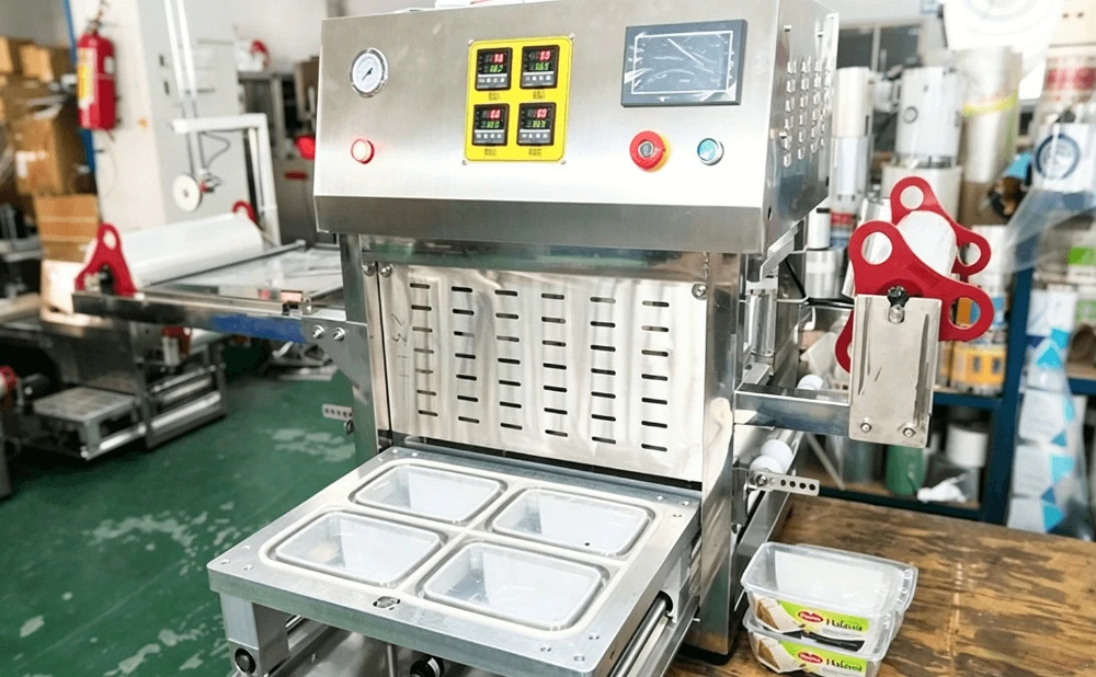 MAP sealing machine for tofu packaging