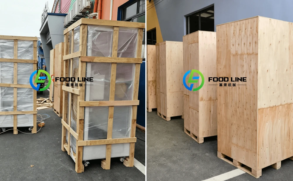 packaged claw machine for export shipping