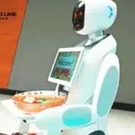 Restaurant Food Delivery Robot Export to US Restaurant restaurant food delivery robot working