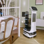 3 Serving Robot Waiters Exported to a German Restaurant serving robot waiter mars in restaurant