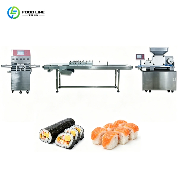 small scale sushi production line