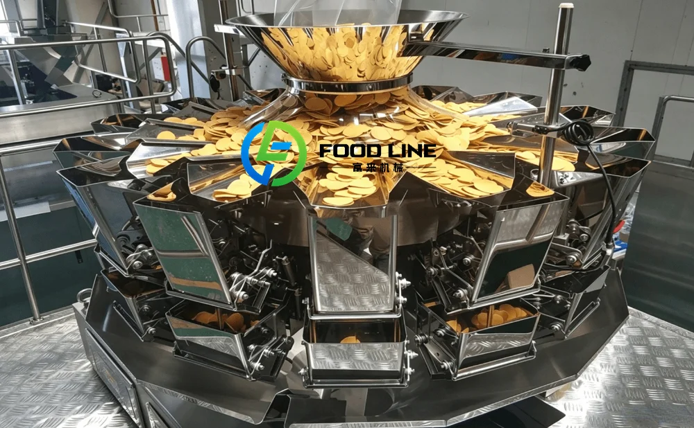14 head multihead weigher for packing snacks