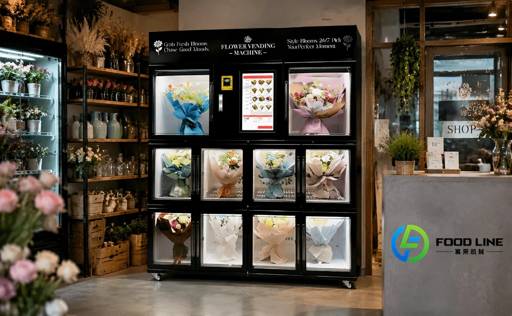 24 hour fresh flower vending machine