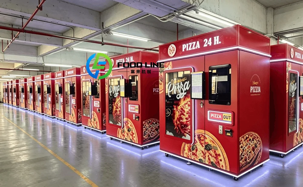 24 hour pizza vending machine factory manufacturing