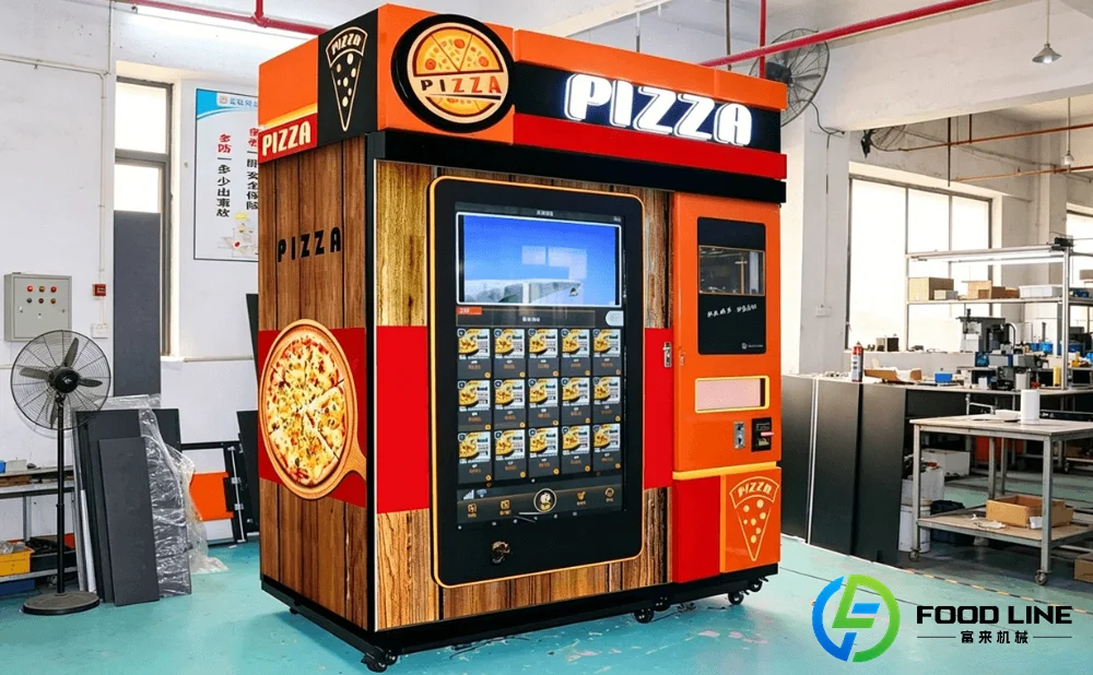 automatic pizza vending machine factory manufacturing