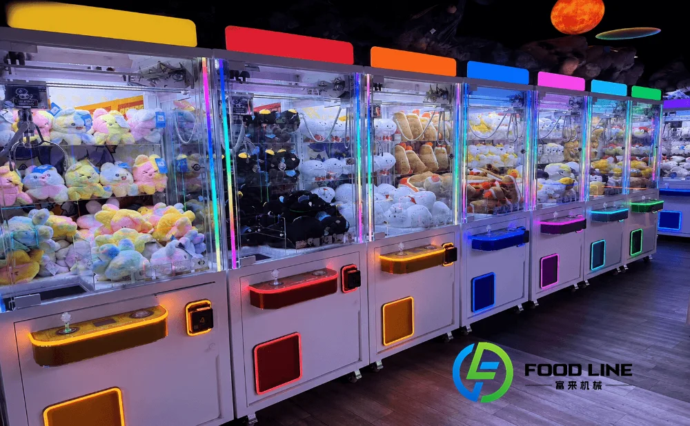 claw toy vending machine in the mall