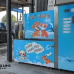 3 Coin Operated Dog Wash Stations Exported to an Australian Car Wash Site coin operated dog wash station at the car wash site
