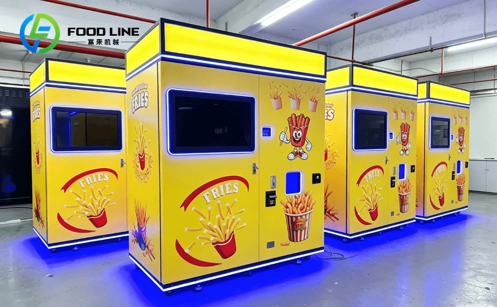 hot fries vending machine factory manufacturing