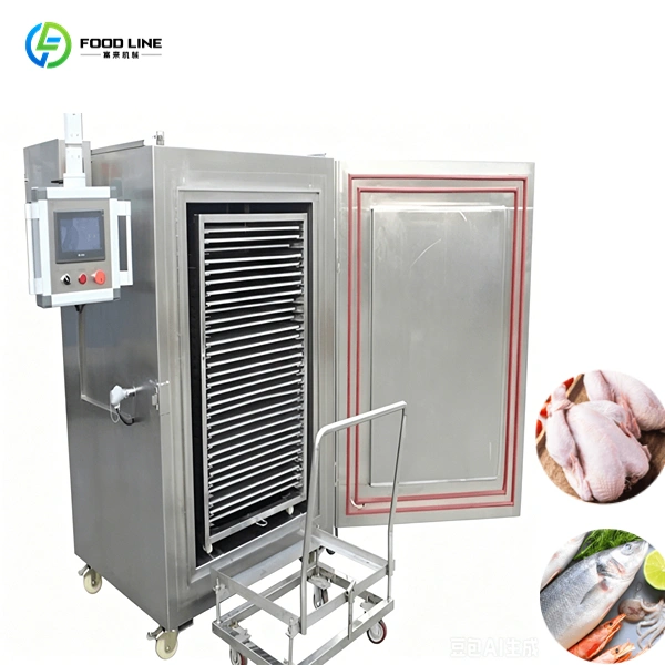 liquid nitrogen freezer quick freezing machine