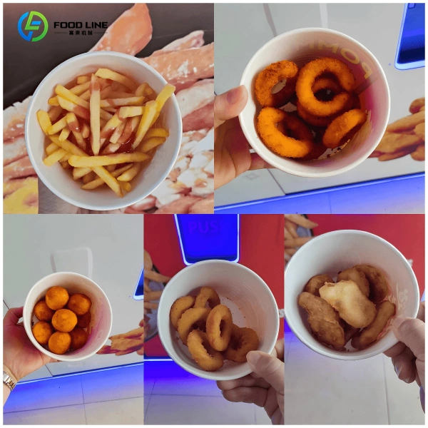 multiple delicious fried snacks