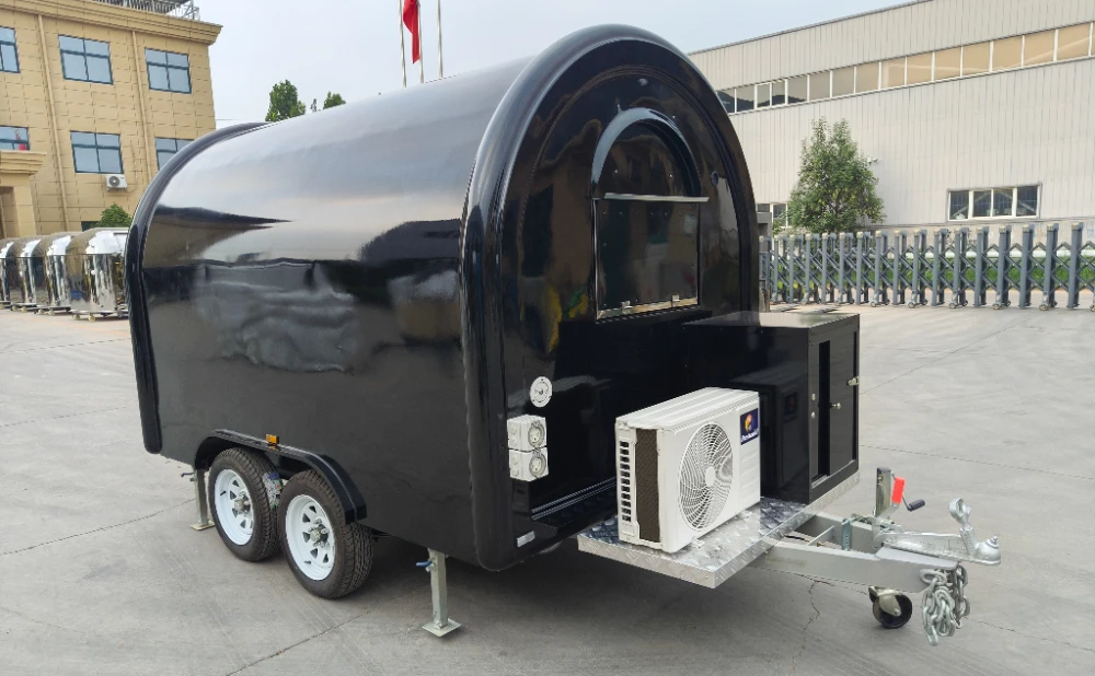 towing round food trailer for sale
