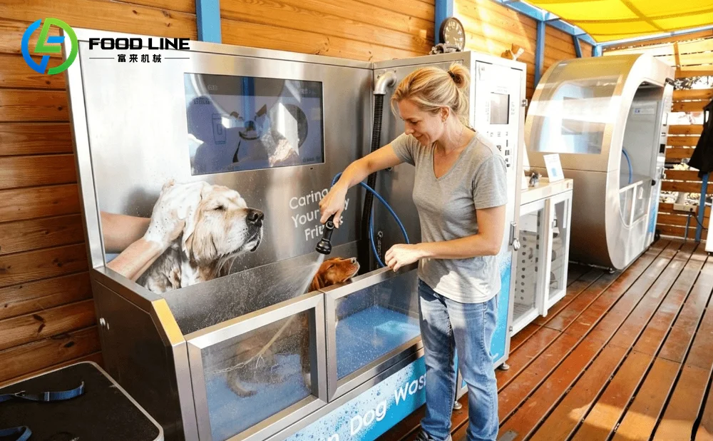 self service dog washing vending machine business