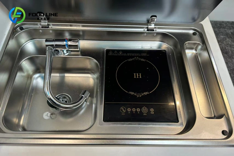 sink induction cooker unit