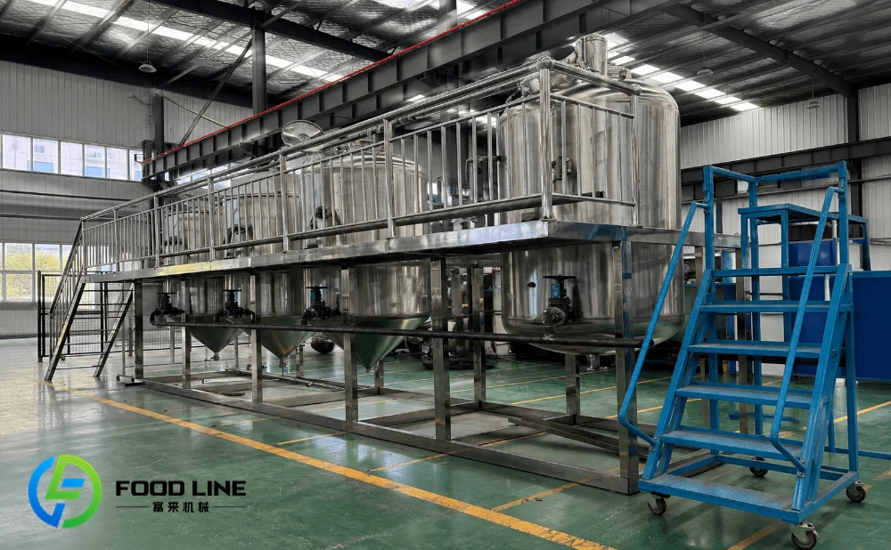 sunflower seed oil production line oil refining line