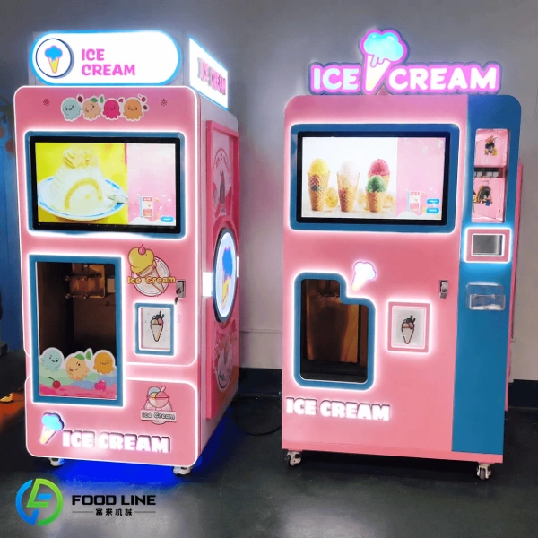 automated ice cream vending machine for sale