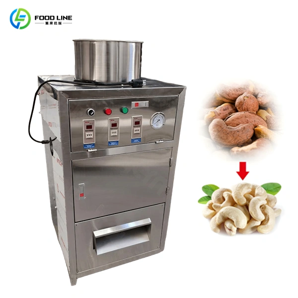 pneumatic cashew peeler machine