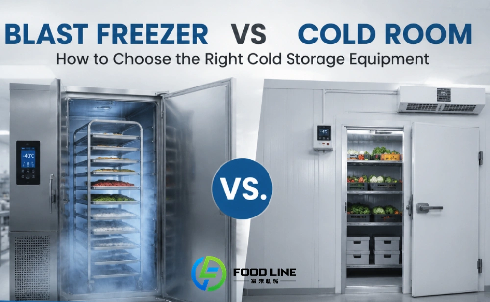 blast freezer vs cold room