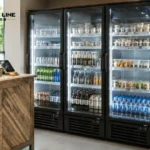 commercial display refrigerator for mexico cafe