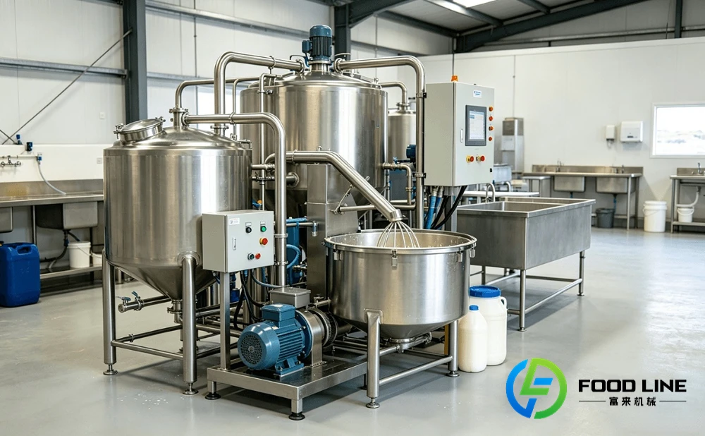 compact butter manufacturing plant for dairy farm