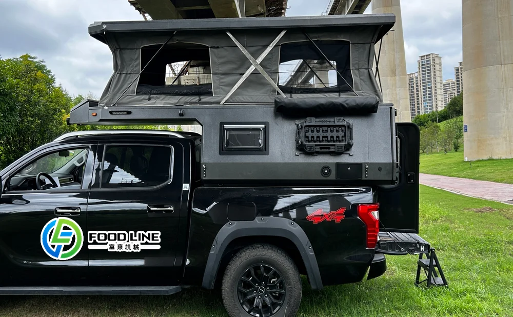 custom hard side pop up truck camper