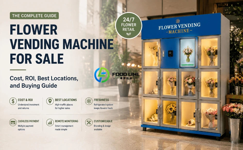 flower vending machine business costs, ROI, and locations guide
