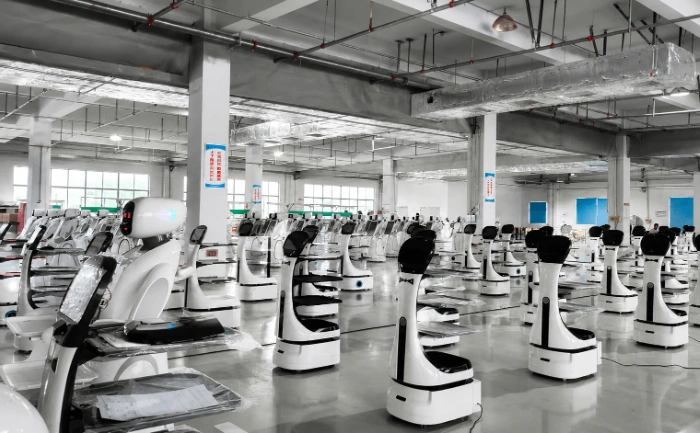 intelligent service robot assembly factory