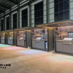 8 Modular Garden Kitchen Pods Delivered to An Irish Distributor garden kitchen pods factory manufacturing