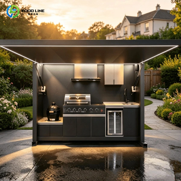outdoor kitchen bbq pods for sale